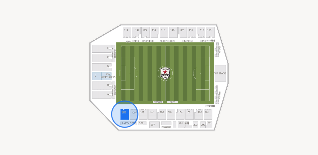 Heart Health Park Seating Chart