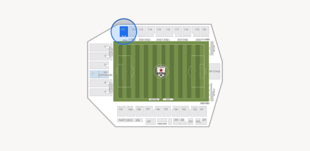 Heart Health Park Seating Chart