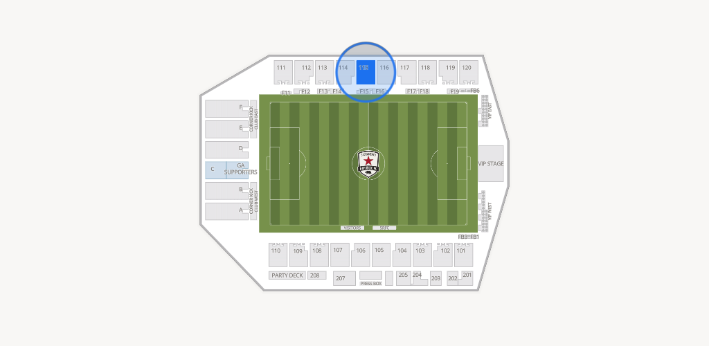 Heart Health Park Seating Chart