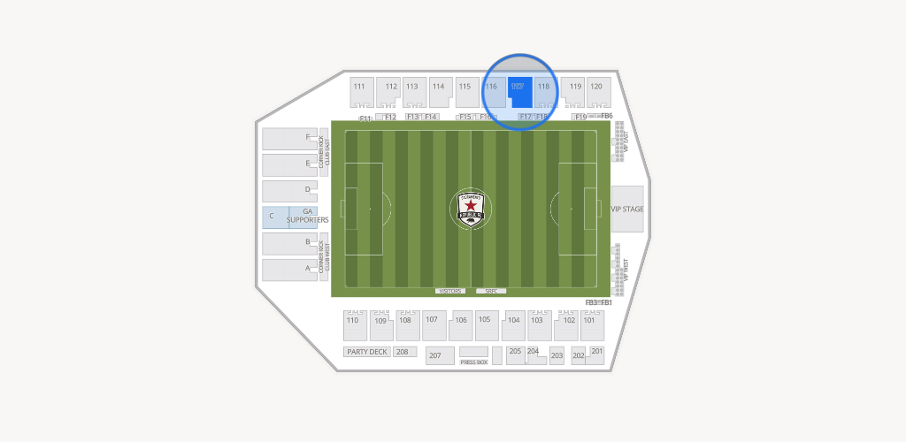 Heart Health Park Seating Chart