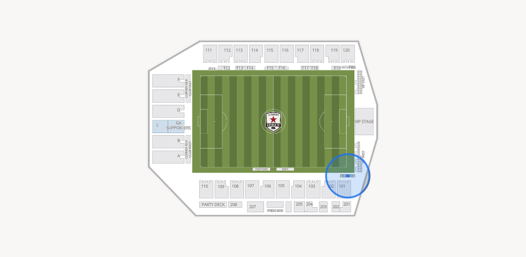 Heart Health Park Seating Chart