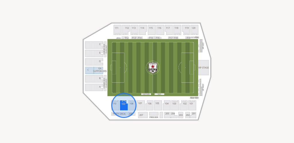 Heart Health Park Seating Chart