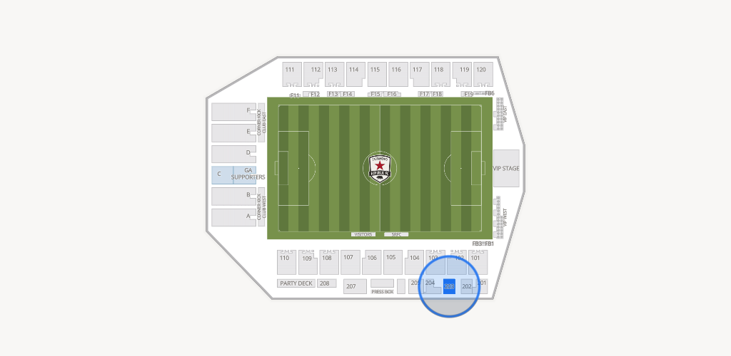 Heart Health Park Seating Chart