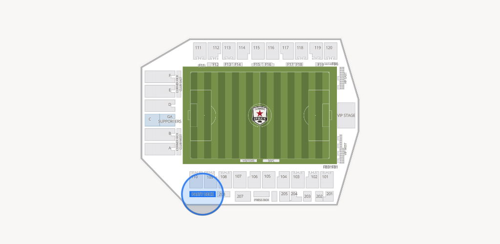 Heart Health Park Seating Chart