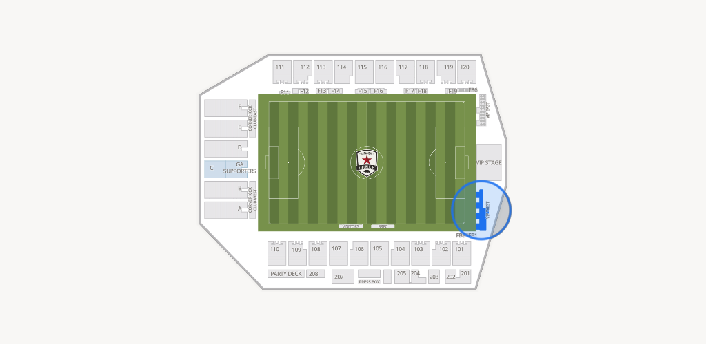 Heart Health Park Seating Chart