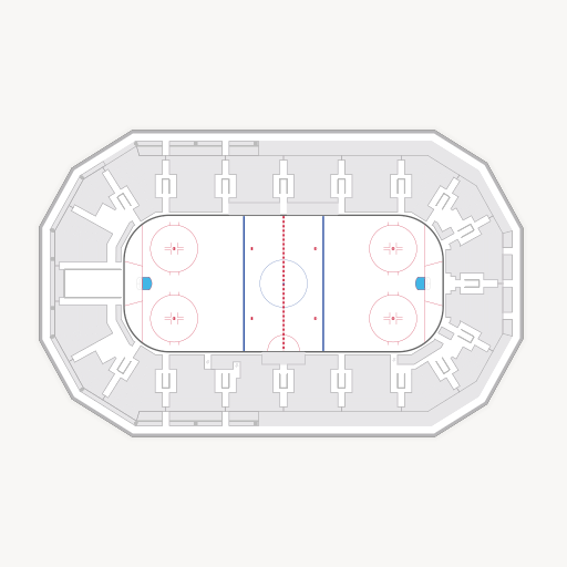 Hero Arena at the Mountain America Center seating chart