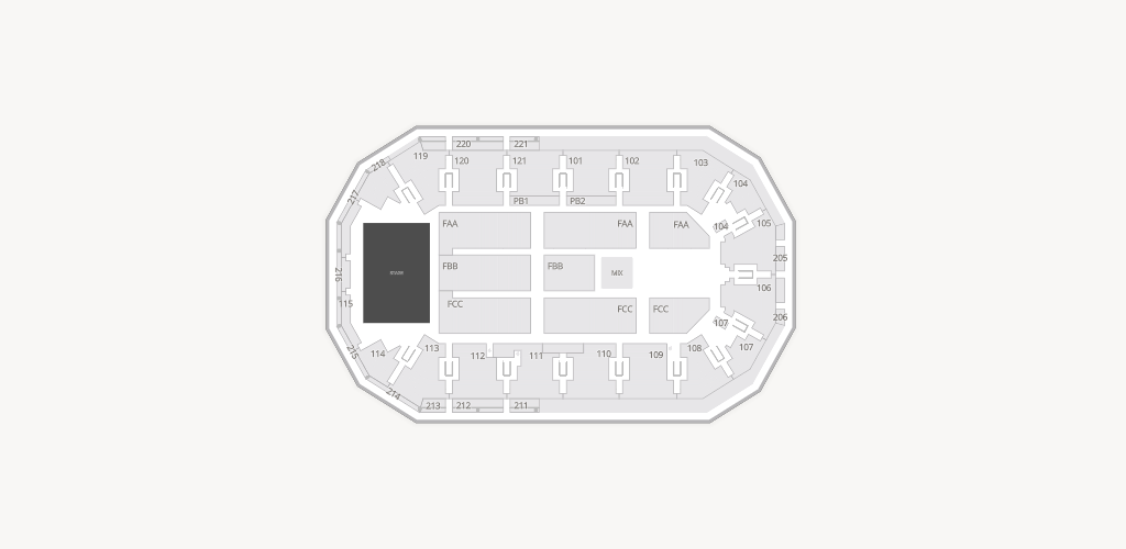 Hero Arena at the Mountain America Center Seating Chart