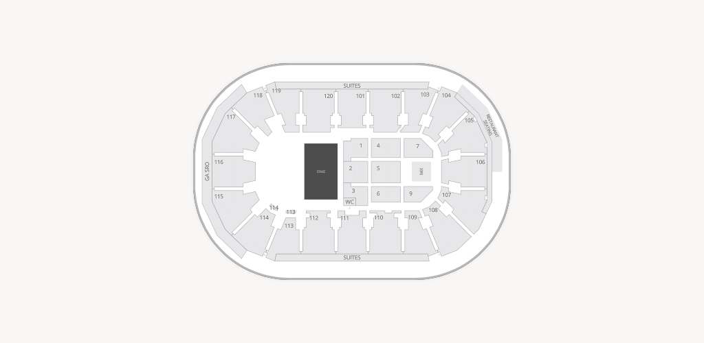 Hertz Arena Seating Chart
