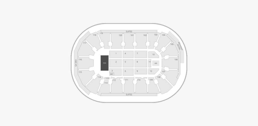Hertz Arena Seating Chart