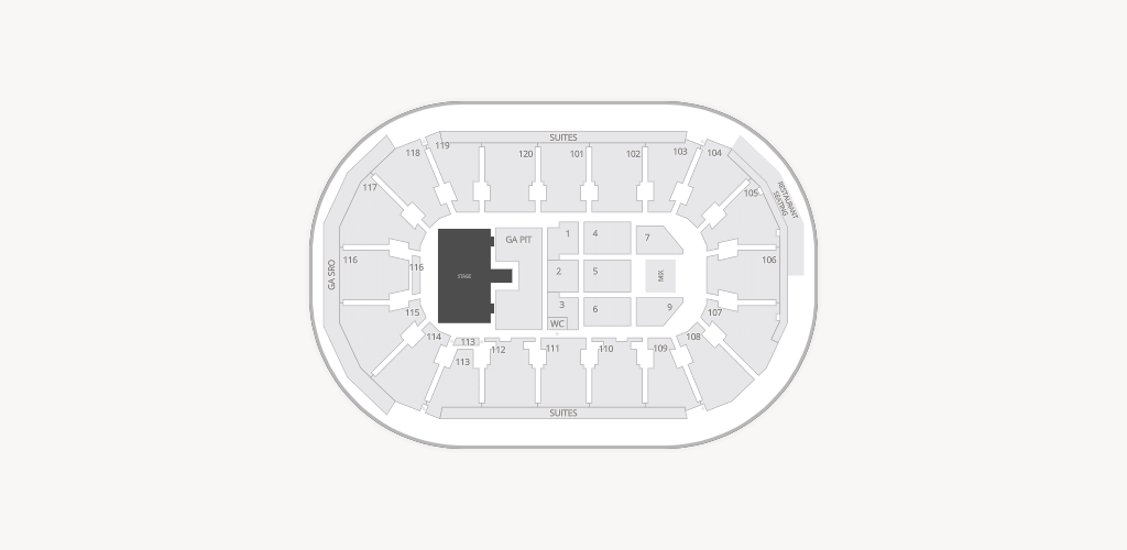 Hertz Arena Seating Chart