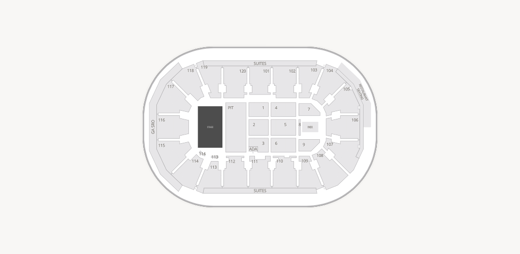 Hertz Arena Seating Chart
