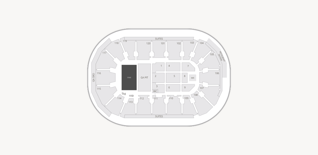 Hertz Arena Seating Chart