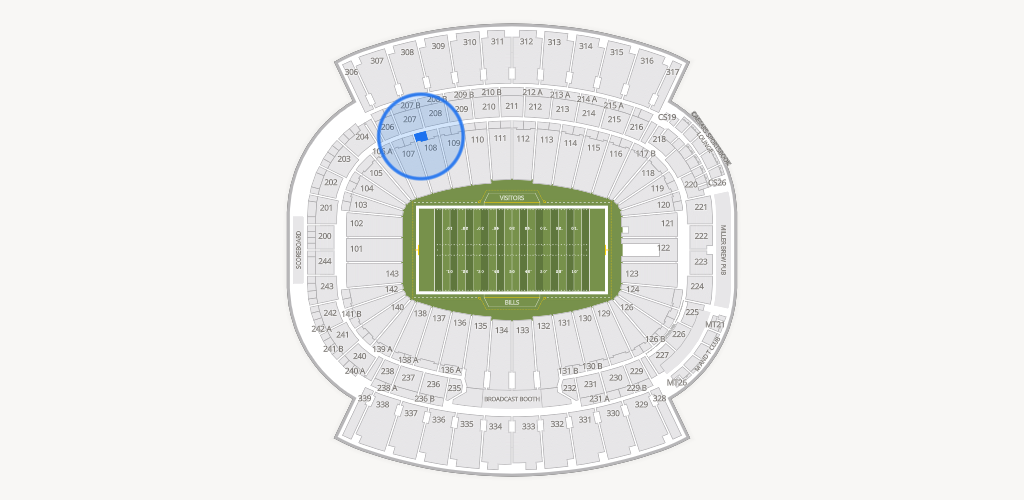 Highmark Stadium - NY Seating Chart
