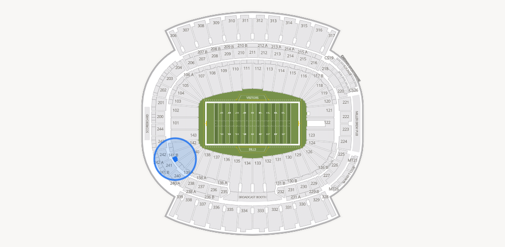 Highmark Stadium - NY Seating Chart