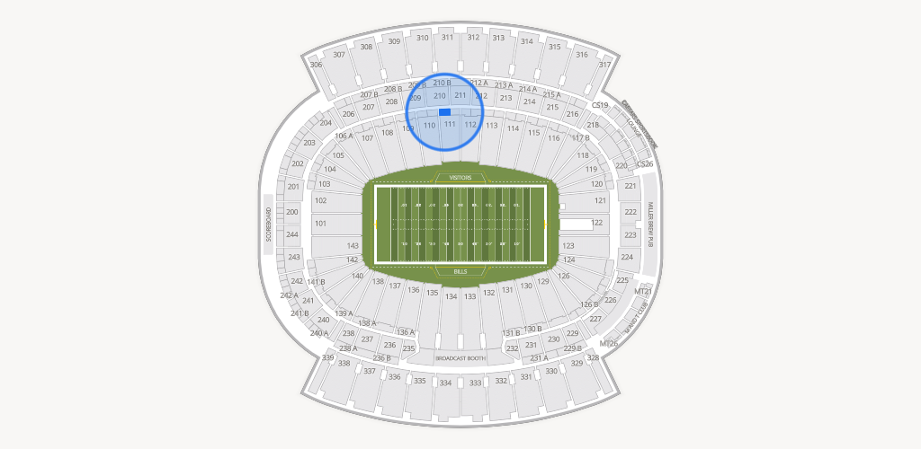 Highmark Stadium - NY Seating Chart