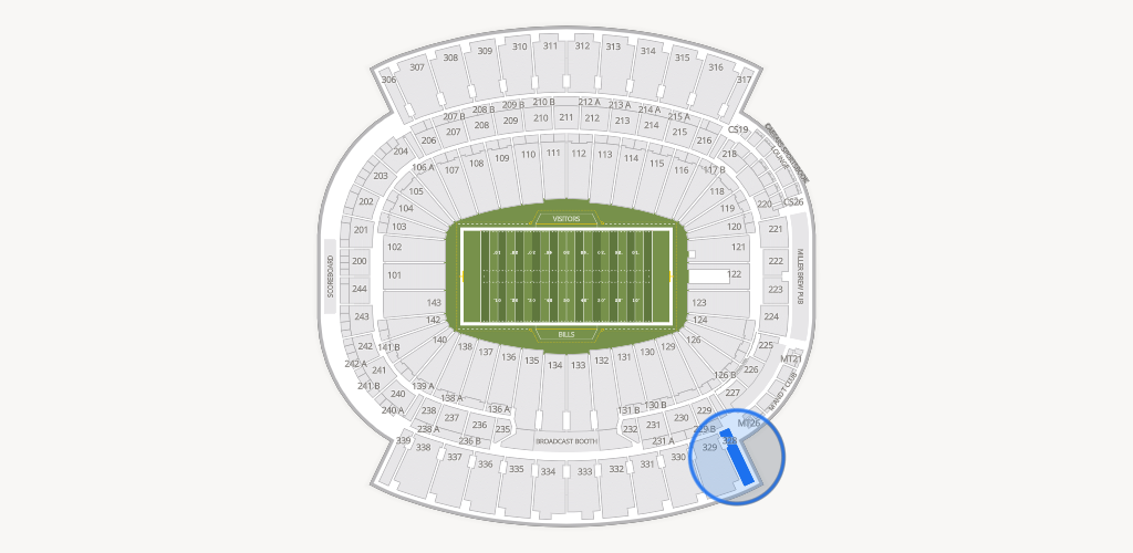 Highmark Stadium - NY Seating Chart