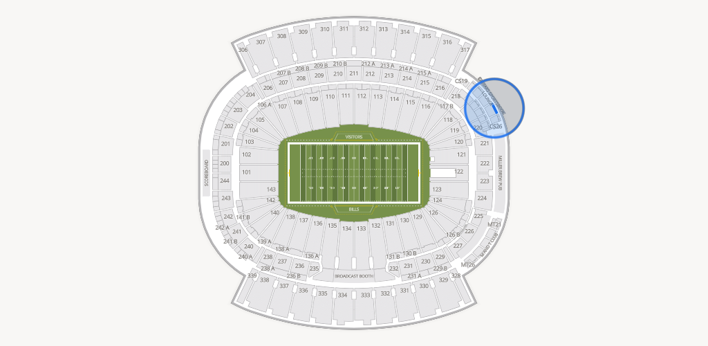 Highmark Stadium - NY Seating Chart