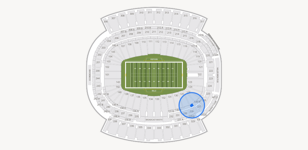 Highmark Stadium - NY Seating Chart