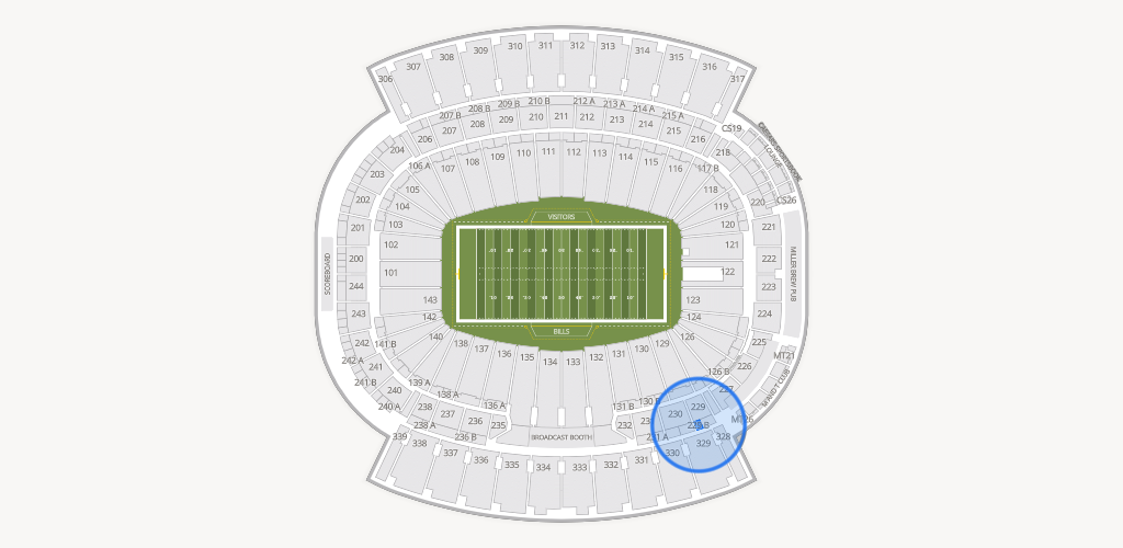 Highmark Stadium - NY Seating Chart