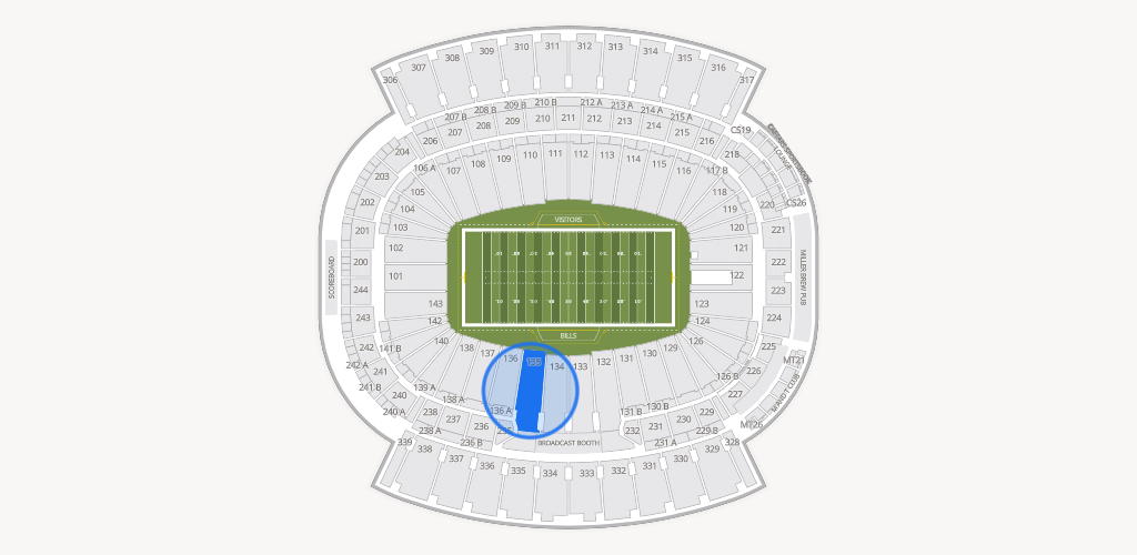 Highmark Stadium - NY Seating Chart