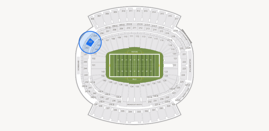 Highmark Stadium - NY Seating Chart