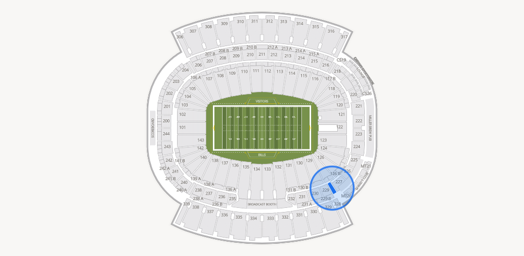 Highmark Stadium - NY Seating Chart