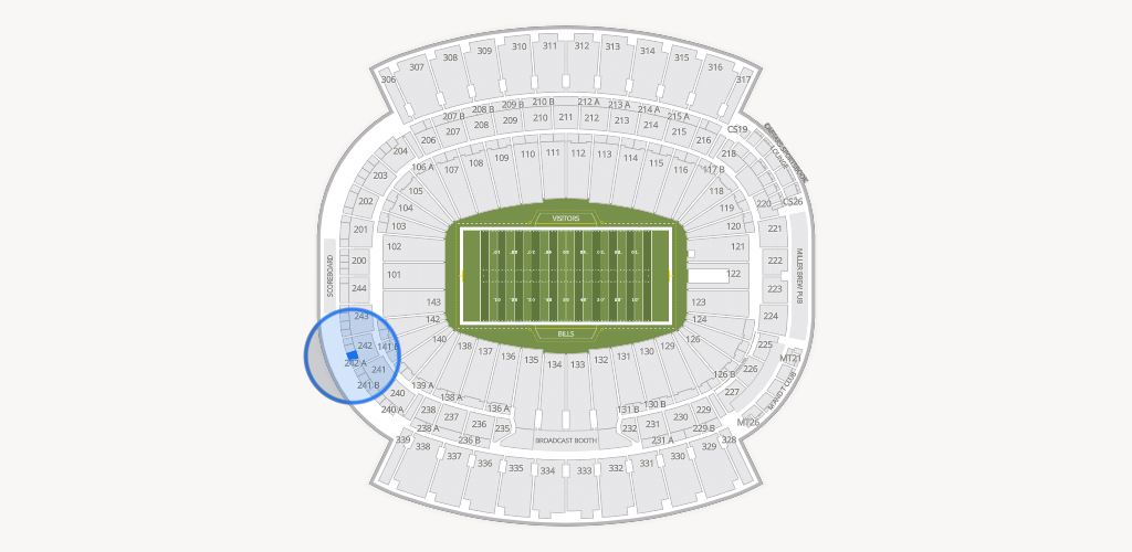 Highmark Stadium - NY Seating Chart