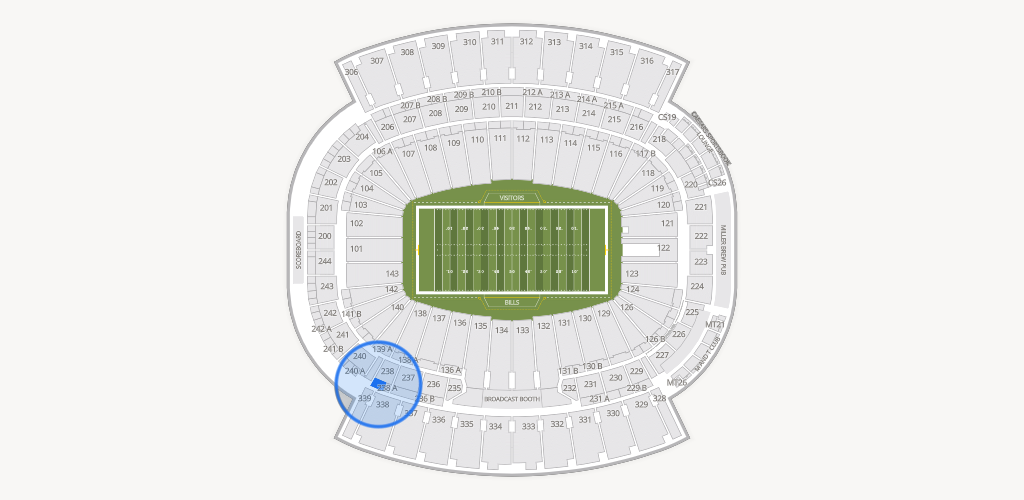 Highmark Stadium - NY Seating Chart
