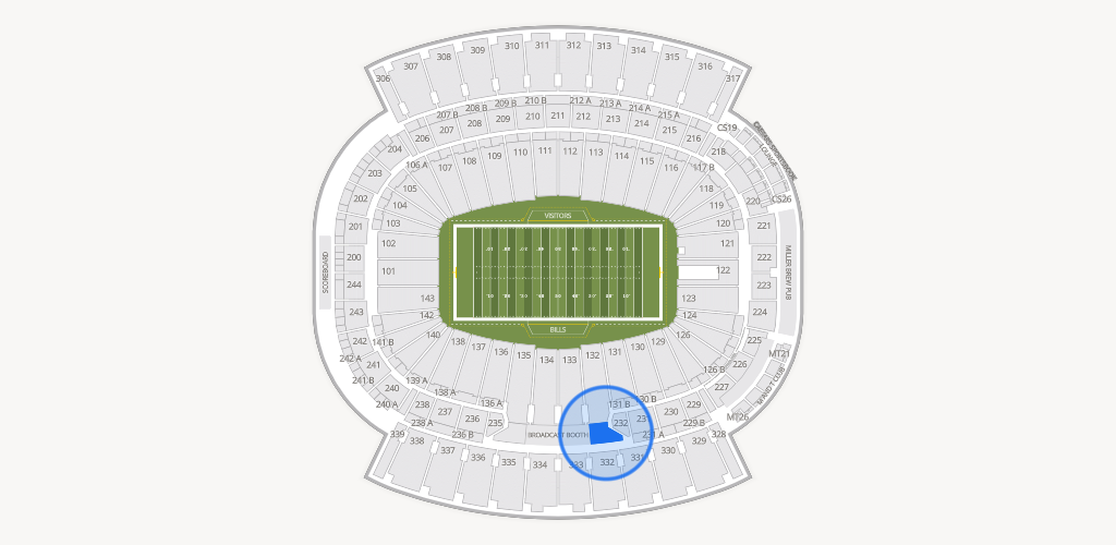 Highmark Stadium - NY Seating Chart