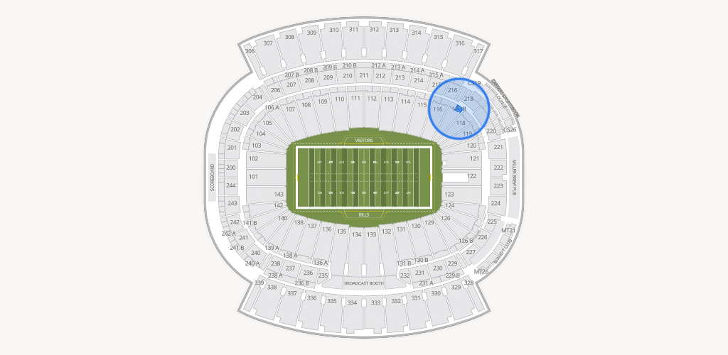 Highmark Stadium - NY Seating Chart