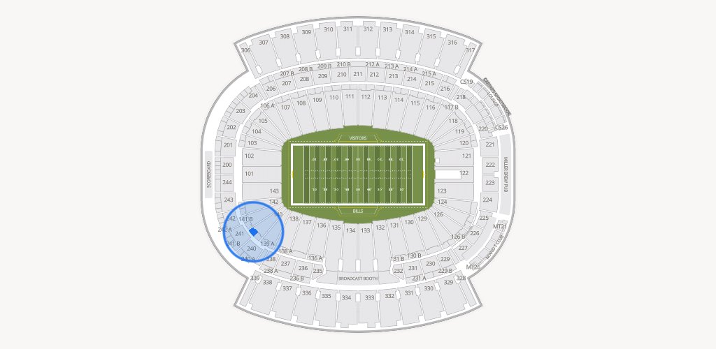 Highmark Stadium - NY Seating Chart