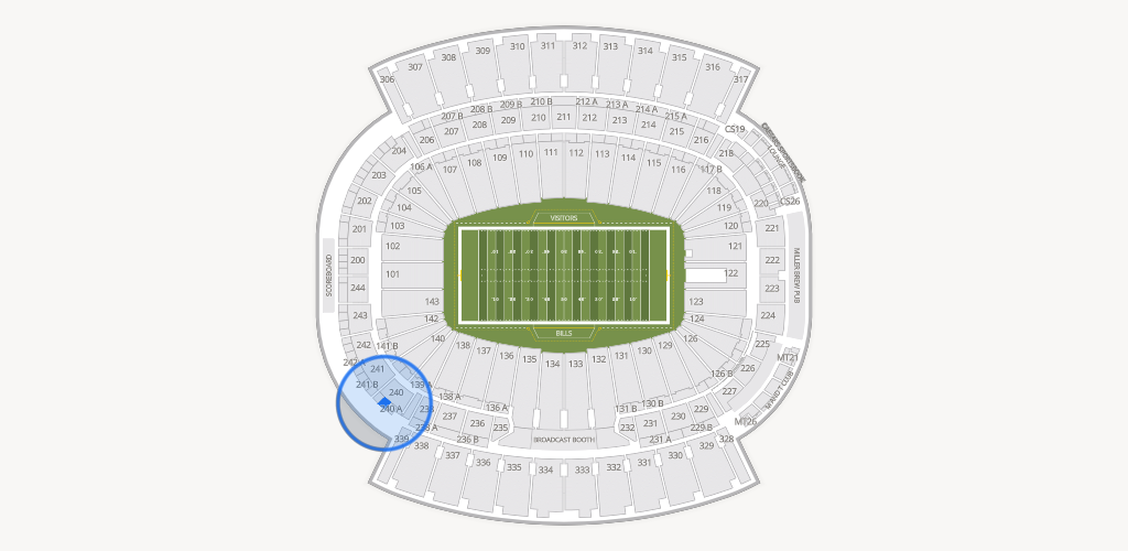 Highmark Stadium - NY Seating Chart
