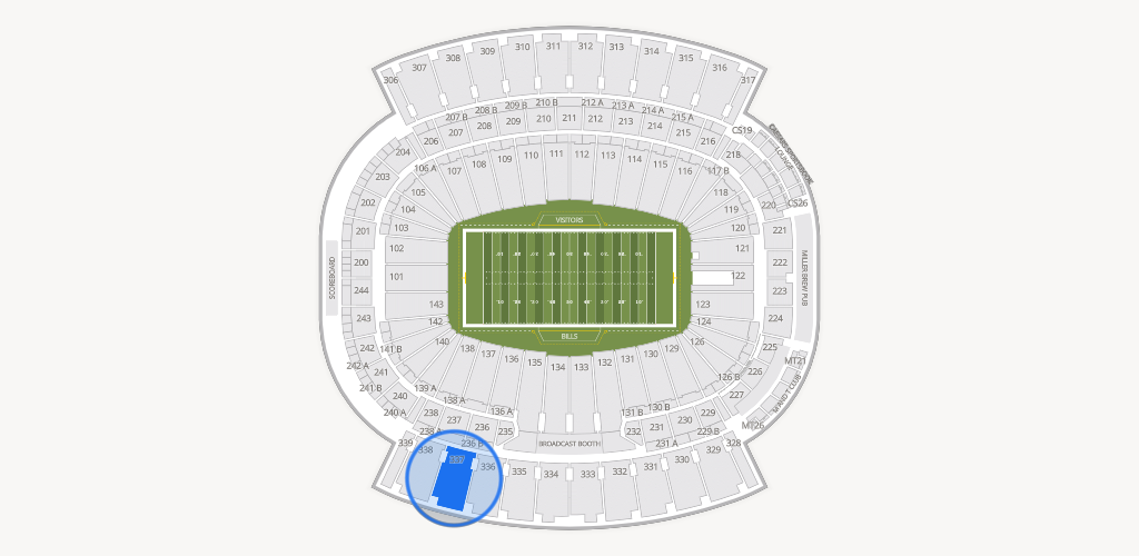 Highmark Stadium - NY Seating Chart