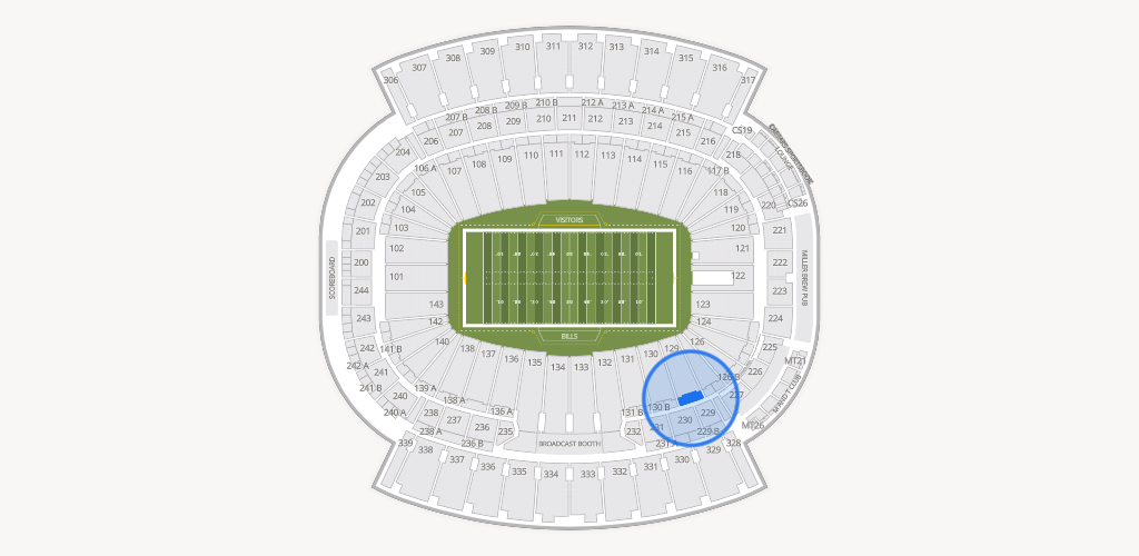 Highmark Stadium - NY Seating Chart