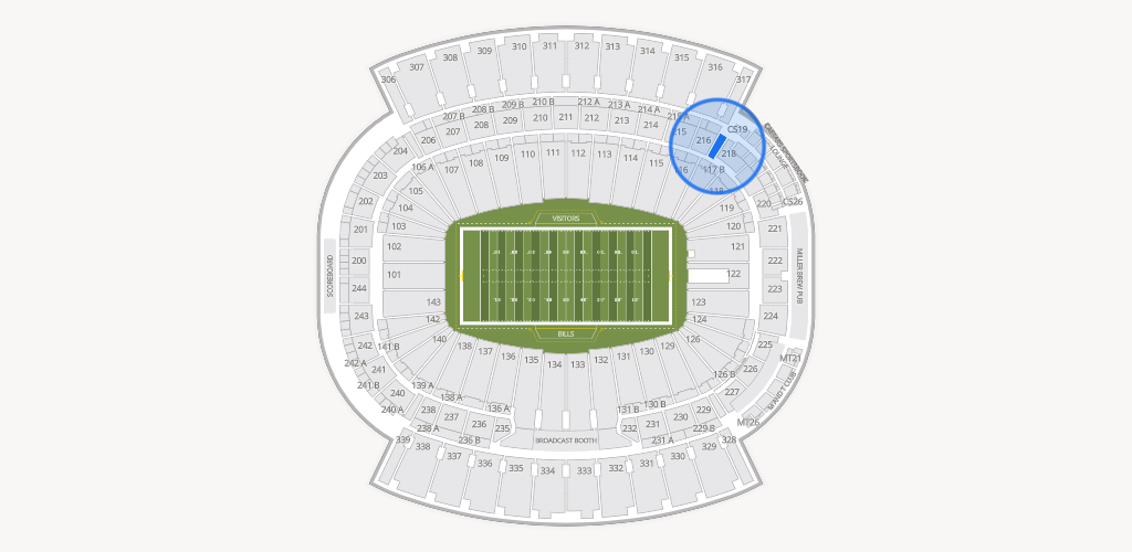 Highmark Stadium - NY Seating Chart