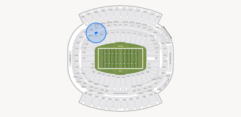 Highmark Stadium - NY Seating Chart