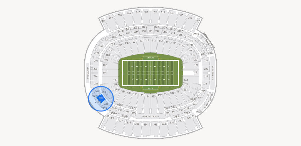 Highmark Stadium - NY Seating Chart