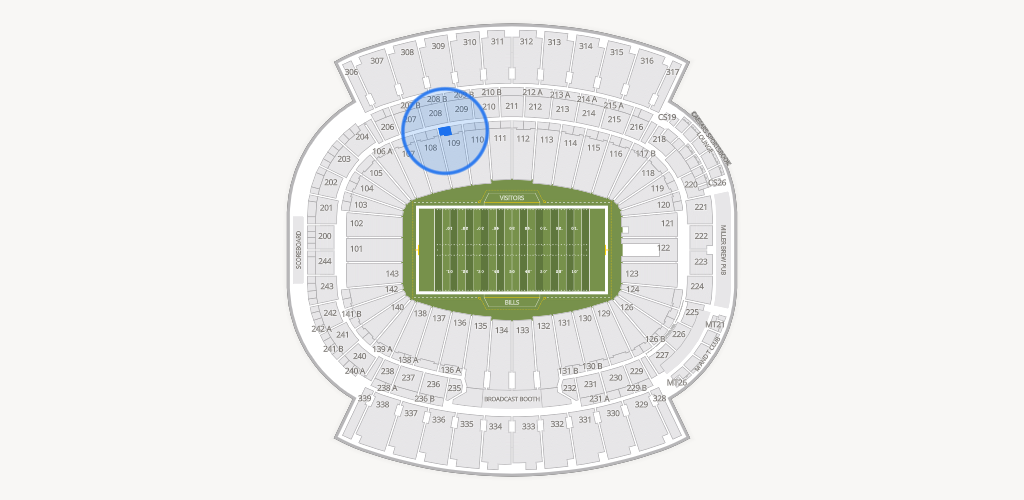Highmark Stadium - NY Seating Chart