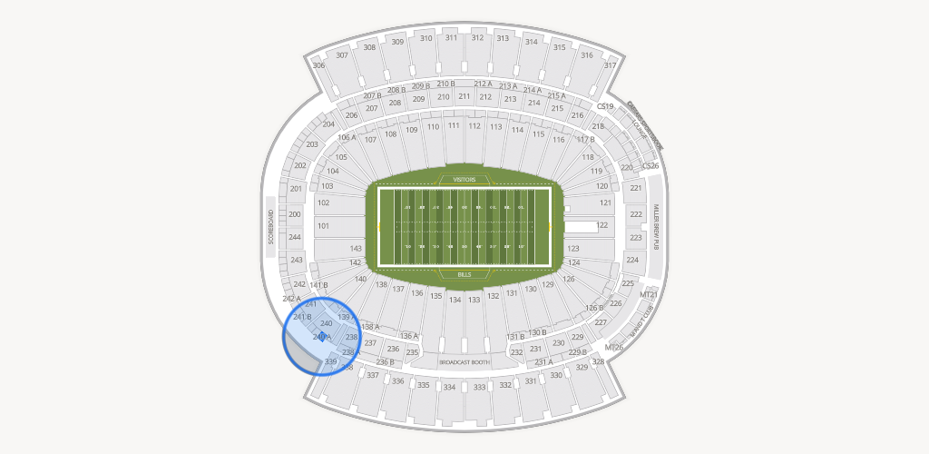 Highmark Stadium - NY Seating Chart