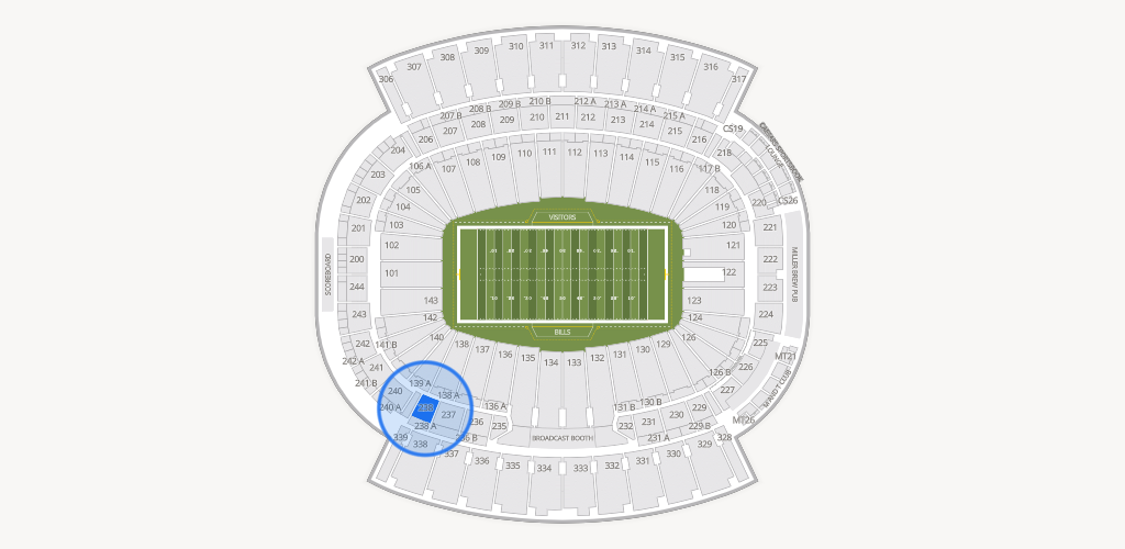 Highmark Stadium - NY Seating Chart