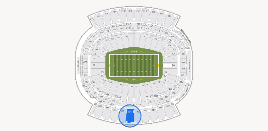 Highmark Stadium - NY Seating Chart