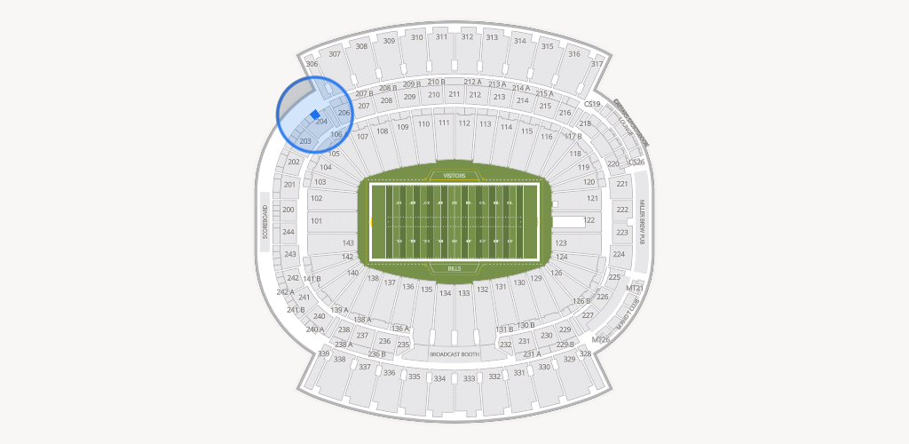 Highmark Stadium - NY Seating Chart