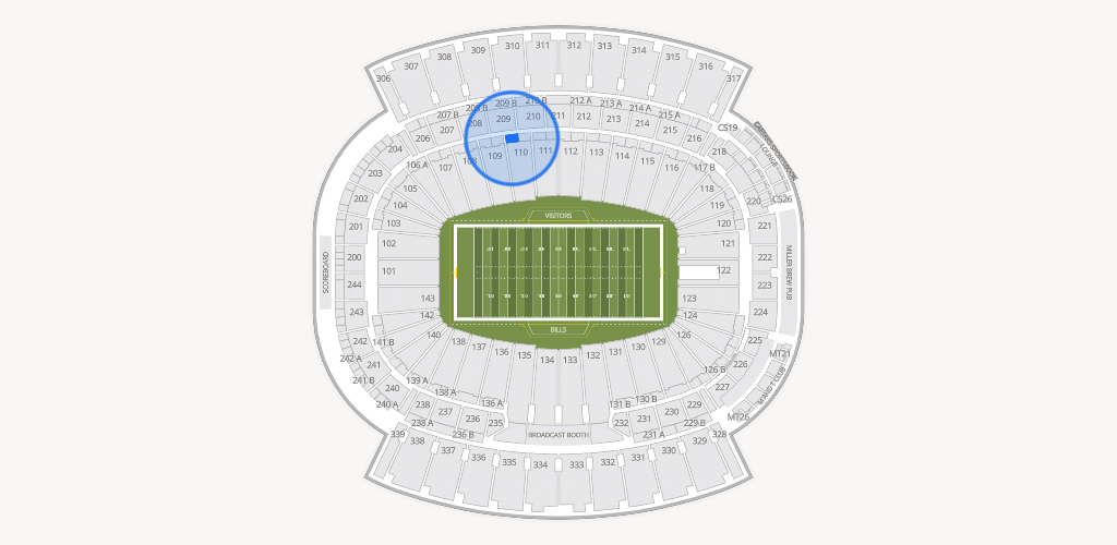 Highmark Stadium - NY Seating Chart