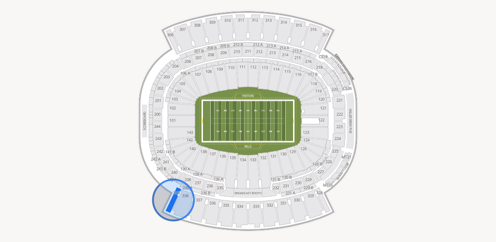 Highmark Stadium - NY Seating Chart