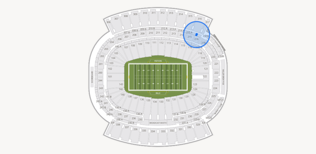 Highmark Stadium - NY Seating Chart
