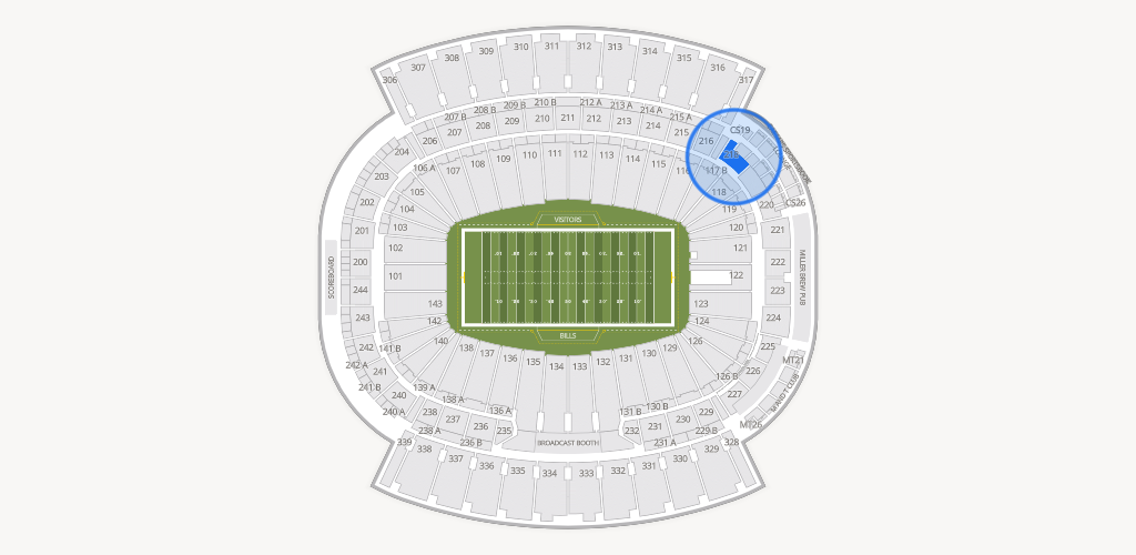 Highmark Stadium - NY Seating Chart