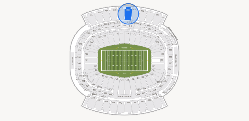 Highmark Stadium - NY Seating Chart