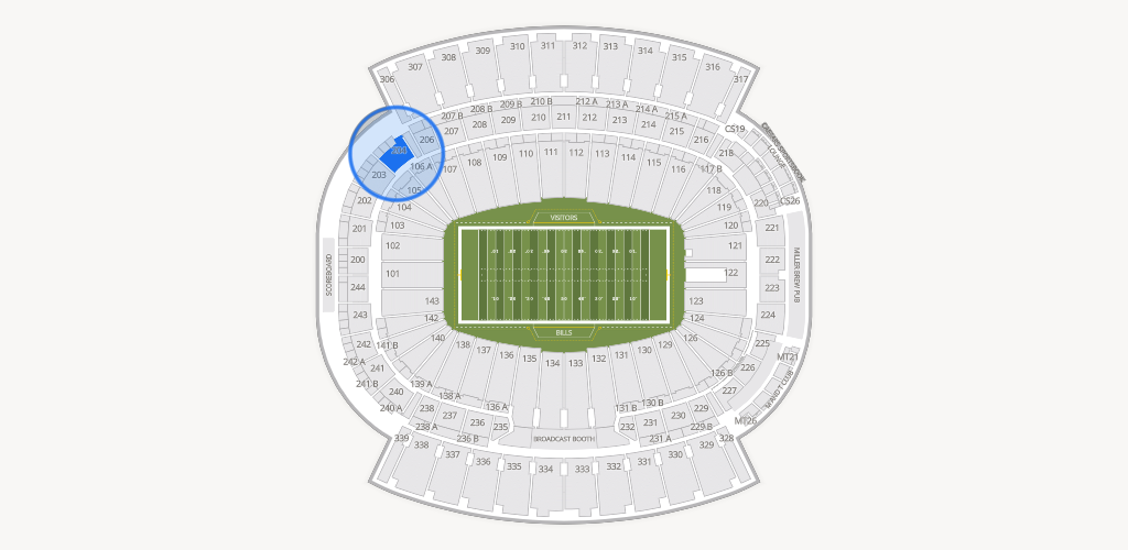 Highmark Stadium - NY Seating Chart