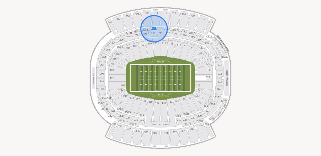 Highmark Stadium - NY Seating Chart