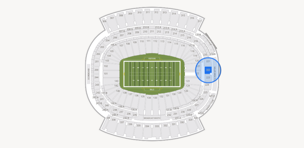 Highmark Stadium - NY Seating Chart